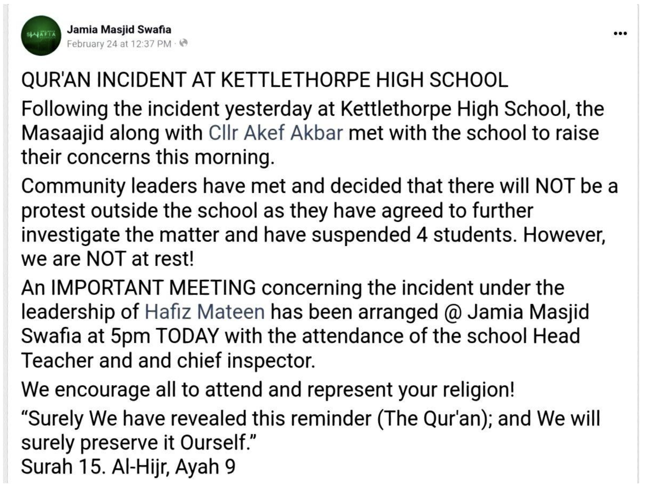 “Hate” and the Islamic Onslaught on British Values